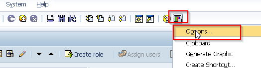SAP Customizing local layout