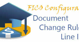 FICO Configuration - Document Change Rules, Line Item