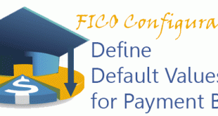 Define Default Values for Payment Block