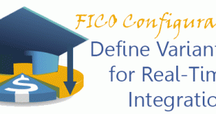 FICO - Define Variants for Real-Time Integration