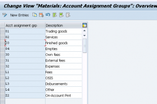 why account assignment mandatory for material