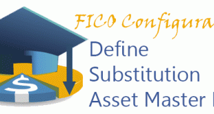 Define Substitution Asset Master Data