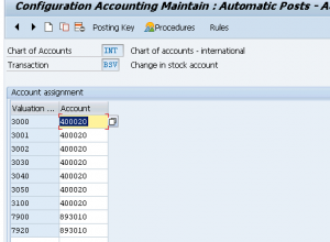 Configure Automatic Postings | OMWB