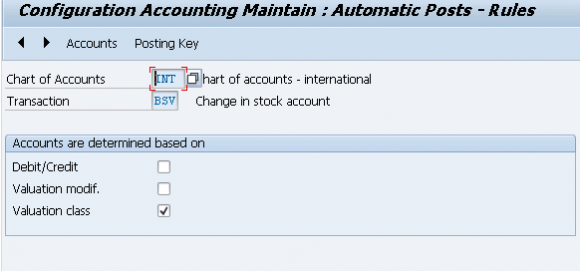Configure Automatic Postings | OMWB