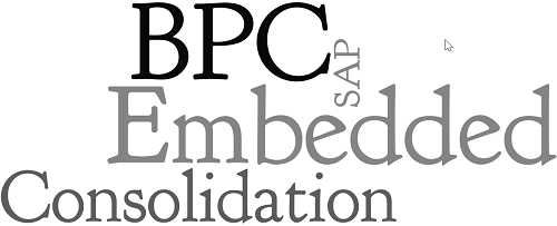 SAP BPC Embedded Consolidation is Here