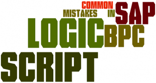 SAP BPC Common Mistakes in Logic Script