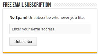 Free Email Subscription