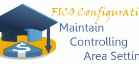 SAP FICO Configuration - Maintain Controlling Area Settings